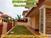 Sale / Rent  Corner house with plenty green lawn +++ Warisara 8, Ban Chang Rental fee 25,000 Baht-202012161442021608104522756.jpg