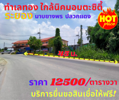 ขายที่ดินระยอง ปลวกแดง 1ไร่ 97ตรว. ต.มาบยางพร ทำเลทองใกล้นิคมอมตะซิตี้