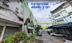 อาคารพาณิชย์ ถนนรังสิต-ปทุม 345 ใกล้สถานีรถไฟฟ้าสีแดง 4 ชั้นครึ่ง 2 คูหา