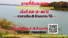 ขาย ที่ดินระยอง 23-2-61ไร่ ต.ปลวกแดง อ.ปลวกแดง จ.ระยอง ใกล้อ่างเก็บน้ำหนองปลาไหล ใกล้ตัวอำเภอปลวกแดง แหล่งชุมชน