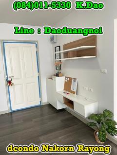  ขาย/ให้เช่า *ตัวเมืองระยอง ดีคอนโด นครระยอง บาย แสนสิริ แบบ 1 ห้องนอน พื้นที่ห้อง 30 ตร.ม. ชั้น 6 อาคาร B วิวสระ -202205121528251652344105637.jpg