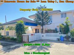 +++ New Renovation House for Sale +++ Lom Talay 1, Ban Chang
