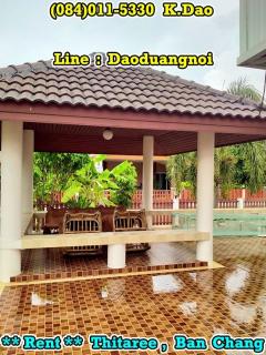 Thitaree, Ban Chang *** House with big land area *** For Rent-202207301423551659165835896.jpg
