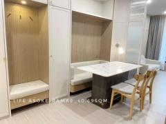 ให้เช่า คอนโด New Room nice design and decoration Life อโศก-พระราม 9 (ไลฟ์ อโศก-พระราม 9) 40.69 ตรม. only 25000 THB near MRT Rama9