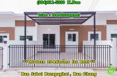 ***-Townhome-in-Modern-Style-***-Ban-Sabai-Burapaphat,-Ban-Chang-+++-For-Rent-+++