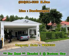 Hamlet-3,-Eastern-Star-Golf-Course-@Ban-Chang-***-1-Storey-House-for-Rent-***