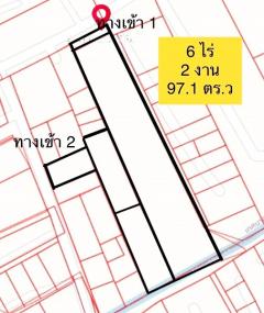 ให้เช่าที่ดินบางใหญ่  นนทบุรี ขนาด 6ไร่ 2 งาน 97.1ตร.ว  พื้นที่สีเหลือง ห่างจากถนนใหญ่ 1.5กม ใกล้ตลาดพระเงิน 450ม.-202304221447211682149641219.jpg
