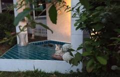 ขายบ้านพร้อมสวนสวยขนาดใหญ่ ไสตล์รีสอร์ท ติดถนนกัลปพฤกษ์ (N.209)