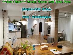 Sale / Rent Ban Chang Nordic House with Lake View Lakeside, Eastern Star Golf Course  Sales Price 6.5 MB -202306211448561687333736515.jpg