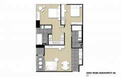 ให้เช่า คอนโด ไอดีโอ โมบิ สุขุมวิท 66 Ideo Mobi สุขุมวิท 66 84.5 ตรม.