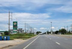 ขายที่ดินแปลงสวยหน้าวัดโกเมศรัตนาราม ถนน347(ปทุมธานี-บางปะหัน) อำเภอสามโคก ปทุมธานี