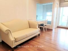 ให้เช่า คอนโด For Rent 1 bedroom fully-furnished IVY สาทร 10 (ไอวี่ สาทร10) 40 ตรม. City view close to BTS St.Louis and Sathorn Silom