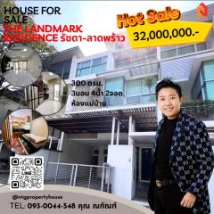 PN158 ขาย ทาวน์โฮม The landmark Residence ลาดพร้าว สวยหรูมากก