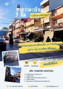 ให้เช่าอาคารพาณิชย์ 3 ชั้น ติดถนน  พิกัด เมืองลพบุรี ทำเลติดถนน ใกล้แหล่งชุมชน ใกล้หน่วยงานราชการ ตลาด สถานที่ท่องเที่ยว เจ้าของปล่อยเช่าเอง-202401261505291706256329001.png