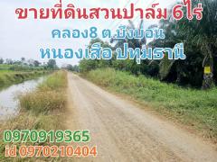 ขาย ที่ดิน แปลงสวย เลียบคลอง8 6 ไร่ ต.บึงบอน หนองเสือ ปทุมธานี-202403071921001709814060053.jpg