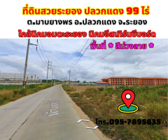 ขายที่ดินระยอง มาบยางพร ปลวกแดง 99ไร่ 59ตรว. แหล่งชุมชน โรงงาน นิคมอมตะซิตี้ระยอง นิคมอีสเทิร์นซีบอร์ดระยอง