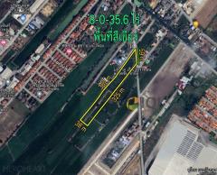 ขายที่ดิน บางบัวทอง เนื้อที่ 8 - 0 - 35.6 ไร่ ตำบลละหาร อ.บางบัวทอง นนทบุรี #LB52 – 000832