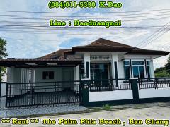 Corner House #ForRent New Renovation House #ThePalm #PhlaBeach #BanChang  Rental Fee 20,000 Baht -202409031557541725353874669.jpg
