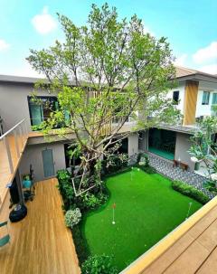 NTG470ให้เช่า บ้านเดี่ยว เนอวานา ไอคอน วงแหวน-พระราม9 ตกแต่งพร้อมเข้าอยู่ ใกล้ถนนคู่ขนานมอเตอร์เวย์, ถนนวงแหวนรอบนอก  ใกล้แอร์พอร์ตลิ้งค์