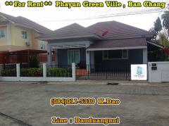 Phayun-Green-Ville,-Ban-Chang-***-For-Rent-***