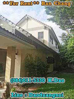 ***-Corner-House-for-Rent-***-Ban-Chang----Lake-View--