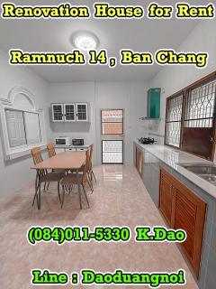 #Ramnuch14, Ban Chang *** Renovation #House for #Rent ***-202412091710221733739022389.jpg