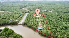 ขายที่ดินติดริมน้ำ เกือบ 5 ไร่ อำเภอเมือง จังหวัดสมุทรสงคราม