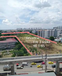 ขายที่ดิน48ไร่ติดถนนแจ้งวัฒนะต้องข้ามเซ็นทรัลแจ้งวัฒนะ ตรงสถานีรถไฟฟ้าแจ้งวัฒนะ​ปากเกร็ด หน้ากว้างติดถนน105เมตร