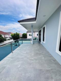  ขายด่วน บ้านเดี่ยว 2 ชั้น โครงการสวนหลวงวิลล์ 75 ตรว. ใกล้สนามบินสุวรรณภูมิ