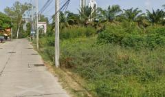 ✅ที่ดิน 5ไร่ ถมแล้ว พื้นที่สีแดง หน้ากว้าง 86ม. ถนนสุขุมวิท ซอยนาจอมเทียน  เมืองพัทยา ตำบล หนองปรือ  อำเภอบางละมุง ชลบุรี  