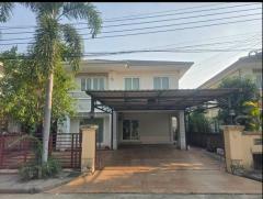 ให้เช่าถูกบ้านเดี่ยว 2 ชั้น มบ. คาซ่าวิลล์ ราชพฤกษ์-รัตนาธิเบศร์ 2 ขนาด 63 ตรว. 3 นอน 3 น้ำ  พร้อมเฟอร์นิเจอร์  ใกล้ MRT บางรักน้อย-ท่าอิฐ