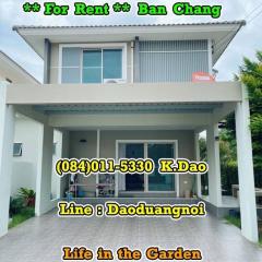 #Life in the garden, #BanChang *** Corner House for Rent ***