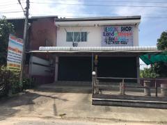 อาคารพาณิชย์ 2 ชั้น ตรงข้ามสถานีรถไฟห้วยยาง อ.ทับสะแก ไม่ไกลจากตัวอ.เมืองประจวบคีรีขันธ์