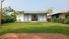 บ้านพักตากอากาศ บางเลน นครปฐม เฟอร์นิเจอร์ไม้สัก พร้อมอยู่