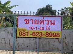 ขายด่วน !! ที่ดินเพื่อพัฒนา ติดถนน 2 ด้าน หลังแม็คโครนครปฐม 