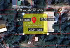ขายที่ดิน 100 ตร.ว. ที่ดินหน้ากว้าง 20 เมตร ทรงสีเหลี่ยมผืนผ้าสวยงาม เหมาะปลูกบ้านพักอาศัย