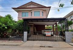 ขายบ้านเดี่ยว หมู่บ้านชลลดา สุวรรณภูมิ เนื้อที่ 56 ตร.ว. บ้านสวย พร้อมอยู่
