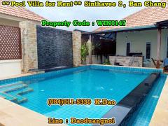 Sinthavee-Garden-2,-Ban-Chang-***-Pool-Villa-for-Rent-***