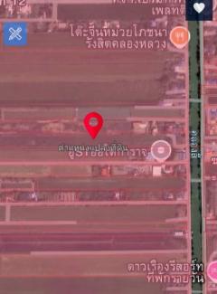 ขายด่วน ที่ดินคลองสี่ 16-1-96 ไร่ ติดถนนเลียบคลองสี่ ซอยคลองสี่ (ฝั่งตะวันตก)28 คลองหลวง ปทุมธานี