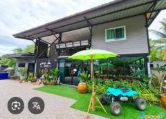 ขายบ้านพร้อมที่ดินตลาดน้ำท่าคา อำเภออัมพวา จังหวัดสมุทรสงคราม เนื้อที่ 110 ตารางวา