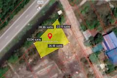 ขายที่ดิน 111.8 ตร.ว. ติดถนน 3092 ลาดใหญ่ สมุทรสงคราม
