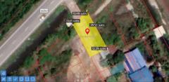 ขายที่ดินเปล่า 90.6 ตร.ว. ติดถนน 3092 ลาดใหญ่ สมุทรสงคราม