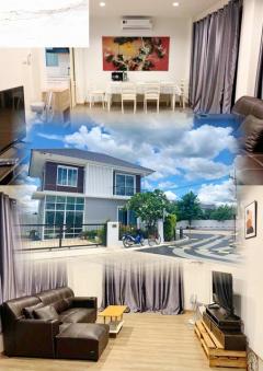 หลังมุม หินเหล็กไฟ 450ม. บ้านเดี่ยว 2 ชั้น PTT Station ปตท.3นอน 3น้ำ 52ตร.วา. 250ตร.ม. รร.นานาชาติหัวหิน 7.0 กม. พร้อมเฟอร์ ตลาดหนองขอน