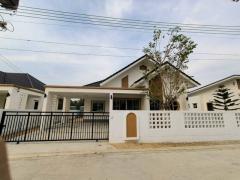ขายบ้านเดี่ยวชั้นเดียว 68 ตร.วา หมู่บ้านพุทธศิริ โครงการใหม่ แบบนอร์ดิก  บ้านแพ้ว  สมุทรสาคร  ZW540
