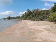 ขายที่ดินพร้อมโฉนดแปลงสวยติดริมทะเลเลียบชายหาด บรรยากาศสวย 