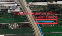 ขายที่ดิน ติดถนนกาญจนาภิเษก ตร.ว.ละ 12,000 บาท 3 ไร่ 1 งาน 46 ตร.ว. Land for sale