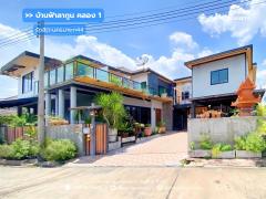 ขาย!! บ้านฟ้าลากูน คลอง1 รังสิต-นครนายก44 (หลังมุม 122 ตร.ว. 6 นอน 6 น้ำ 6 จอด)  รังสิต ปทุมธานี  :Baan Farlakool Klong1