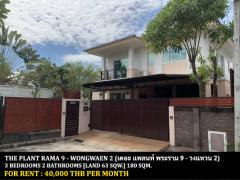 [ให้เช่า] FOR RENT THE PLANT RAMA 9 - WONGWAEN 2 / 3 bedrooms 2 bathrooms / 63 Sqw. 180 Sqm. **40,000** CLOSE TO SUVARNABHUMI AIRPORT-202505211056381747799798586.jpg