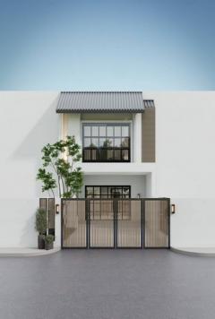 หมู่บ้านสบายวิลเลจ1ภูเก็ต ทาวน์โฮมรีโนเวทใหม่ 19.1วา 2ห้องนอน 2ห้องน้ำ ใกล้เทศบาลกะทู้