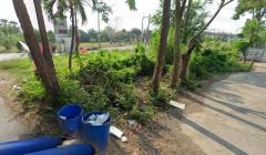 ขายที่ดินเปล่า 273 ตรม. อยู่หน้าหมู่บ้านณัฐวดี ใกล้ถนนรังสิต-นครนายก คลอง 8-9